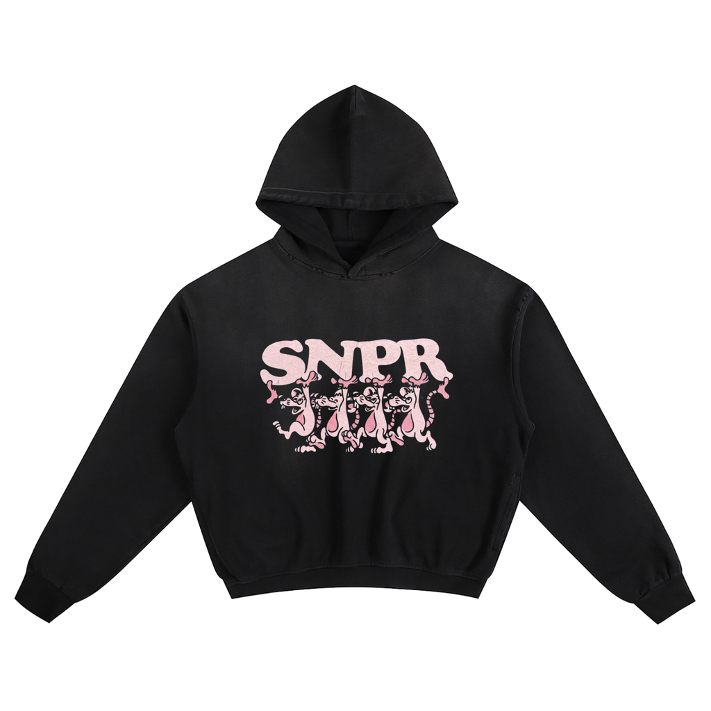 Sunfade Boxy Hoodie - Rats