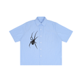 Striped Boxy Short Sleeve Shirt