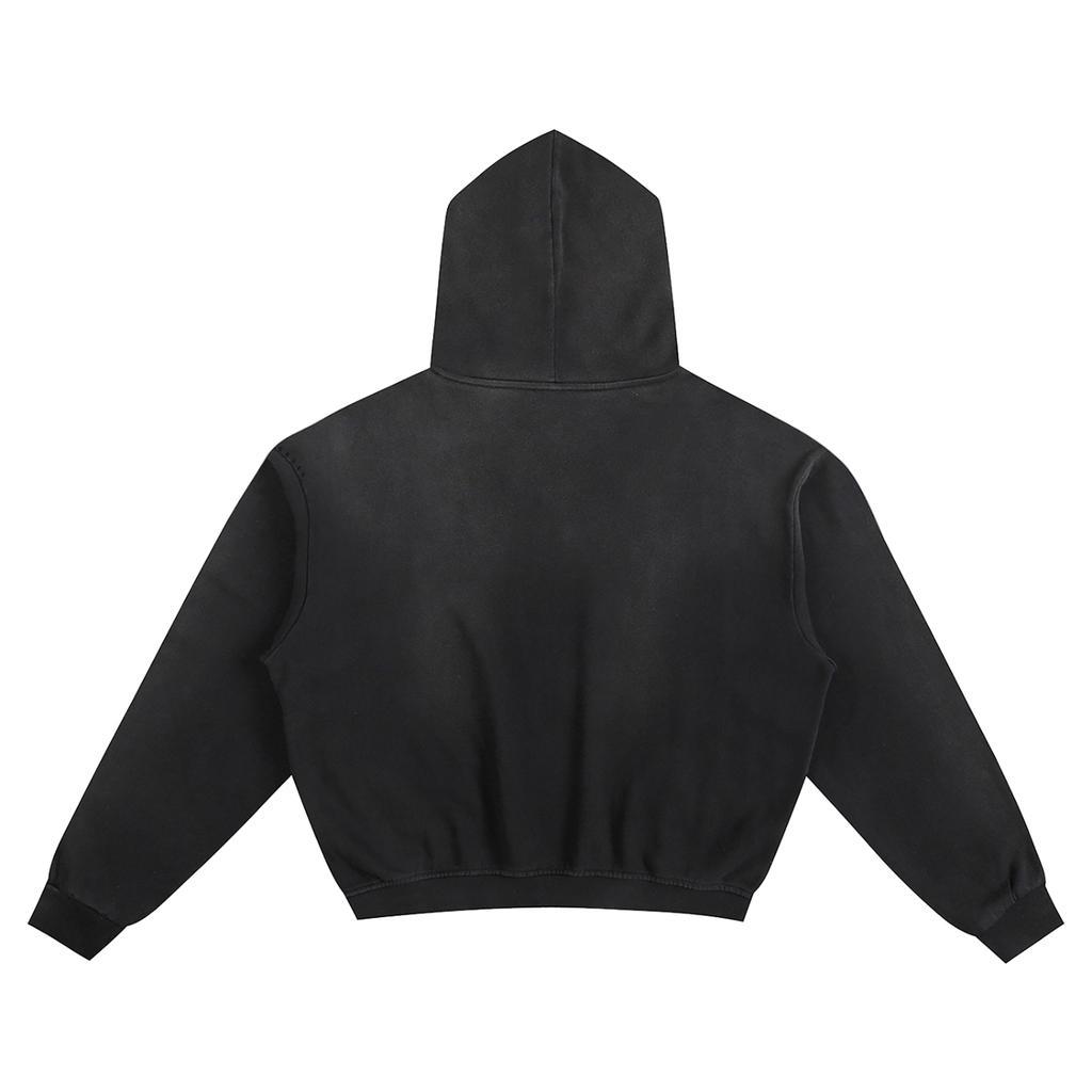 Sunfade Boxy Hoodie - Logo Only