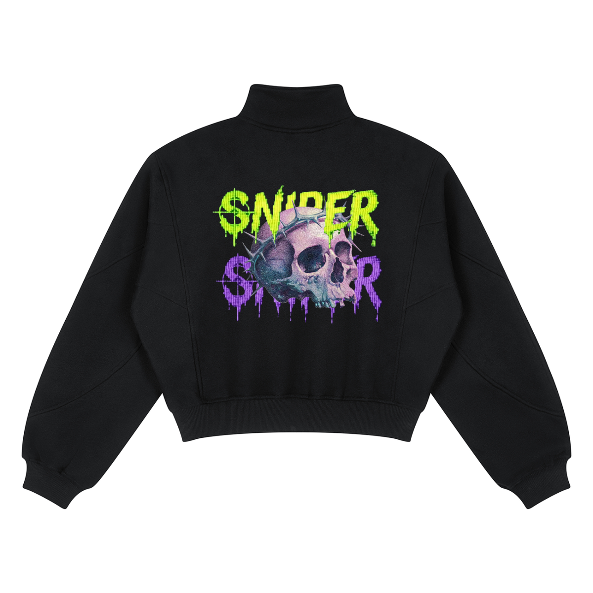 Unisex Loose Fleece Quarter-Zip Sweatshirt