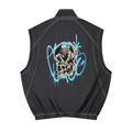 Unisex Vintage Wash Mesh Full-Zip Vest