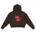 Fleece Zip-Up Boxy Hoodie