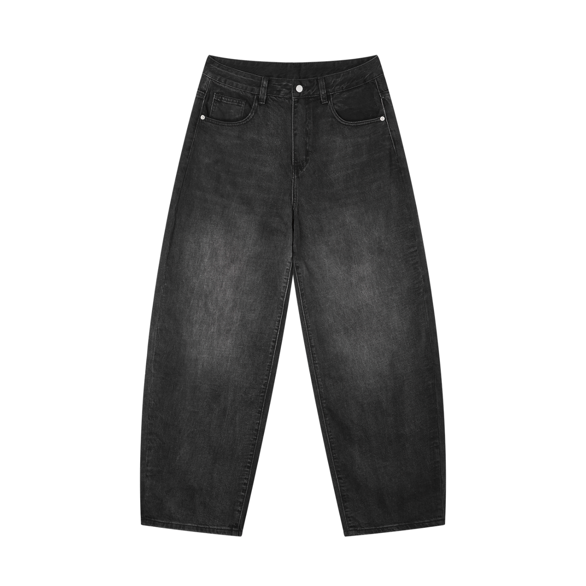 Men's Sunfade Baggy Vintage Wash Barrel Leg Jeans