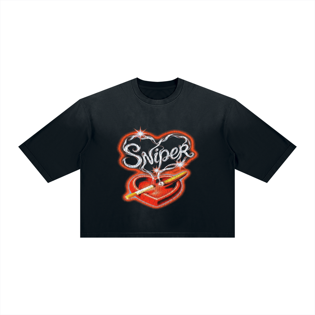 Unisex Vintage Wash Sunfade Boxy T-Shirt  -Togheter Smoking