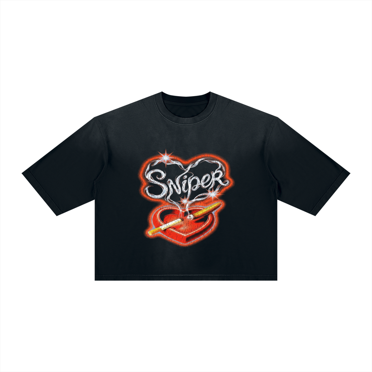 Unisex Vintage Wash Sunfade Boxy T-Shirt  -Togheter Smoking