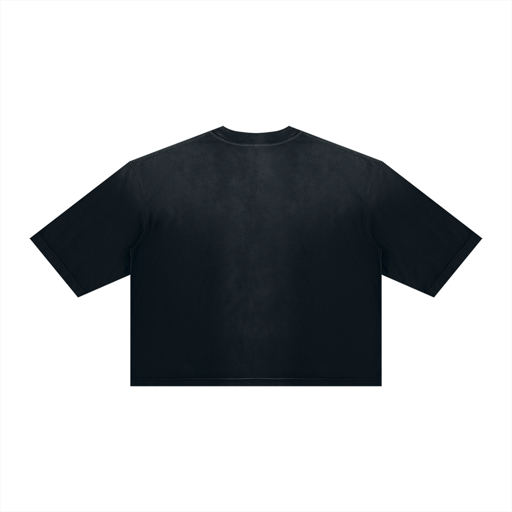 Unisex Vintage Wash Sunfade Boxy T-Shirt  -Togheter Smoking