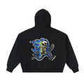 Fleeced Full-Zip Boxy Hoodie