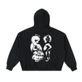 Fleeced Full-Zip Boxy Hoodie
