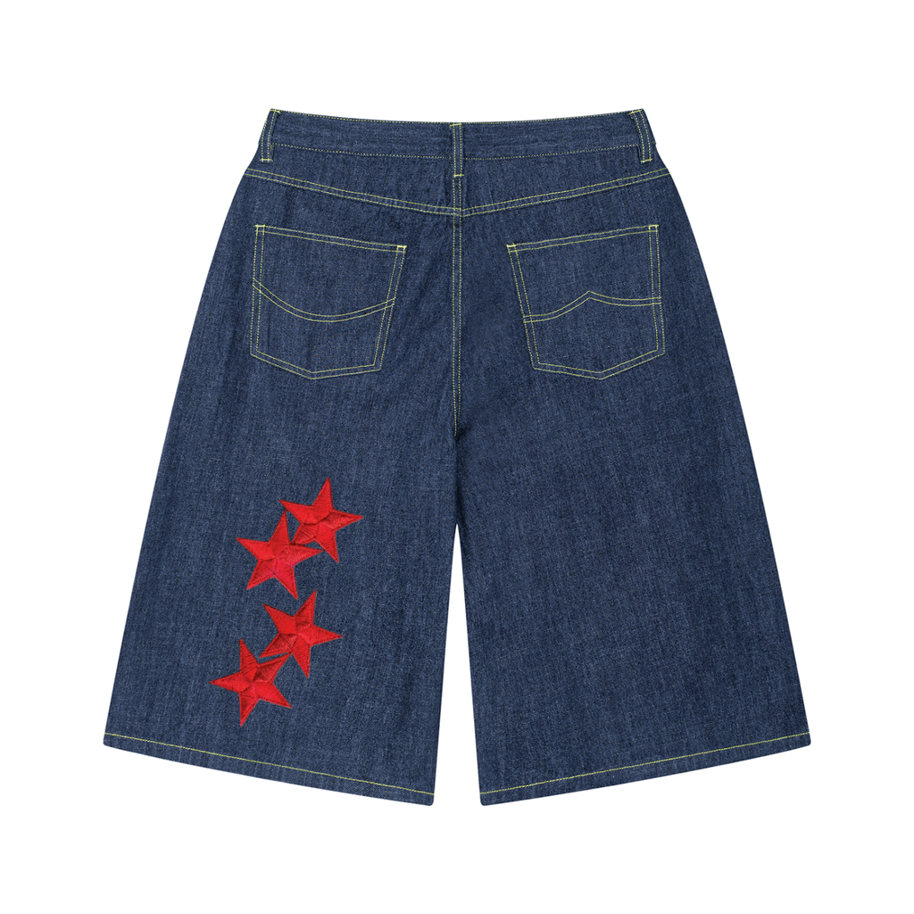 Men's Vintage Wash Denim Shorts