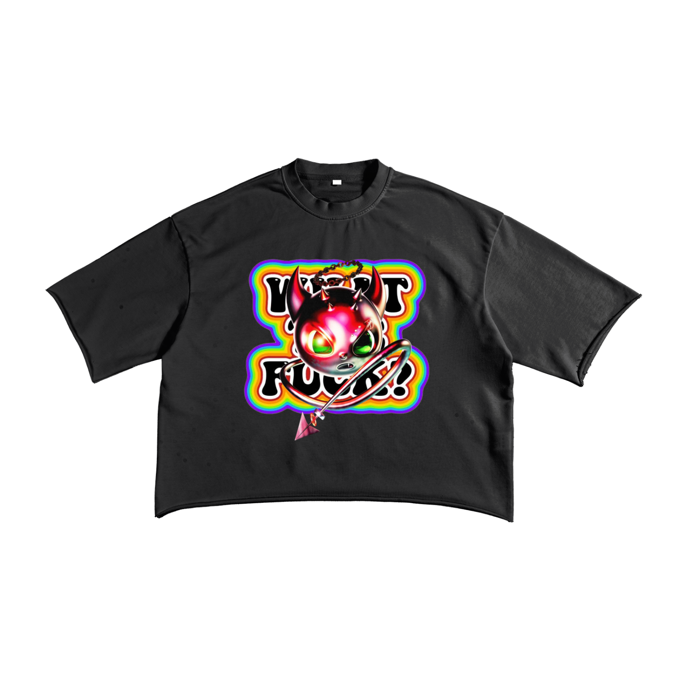 French Terry Raw Edge T-Shirt