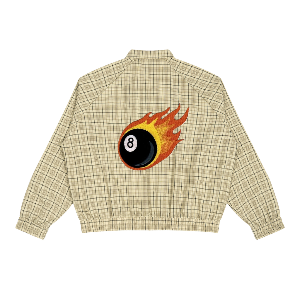 Unisex Plaid Full-Zip Track Jacket