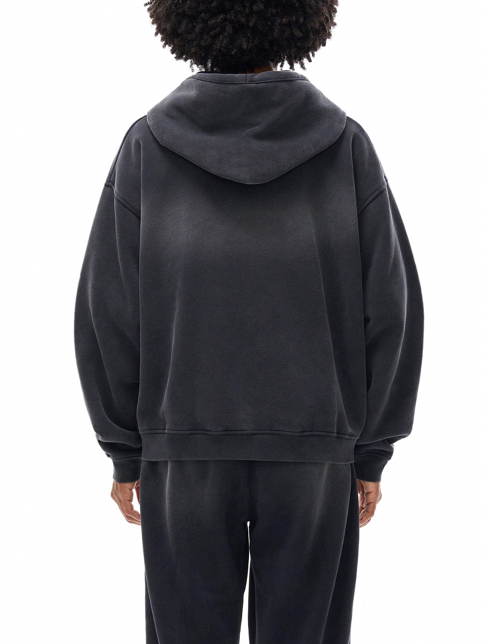CrackDonald - Sunfade Two-way Zipper Boxy Fleece Hoodie