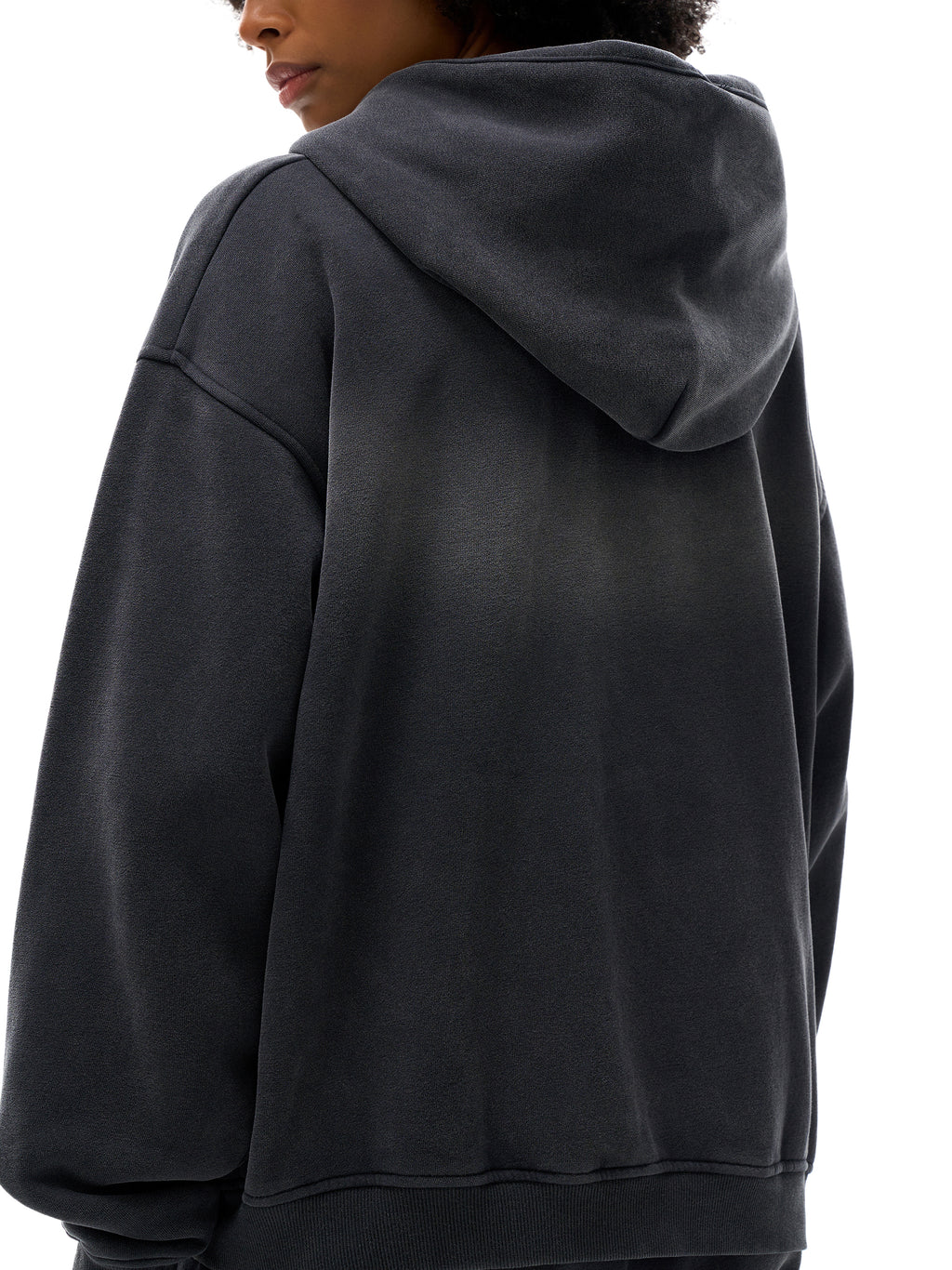 CrackDonald - Sunfade Two-way Zipper Boxy Fleece Hoodie