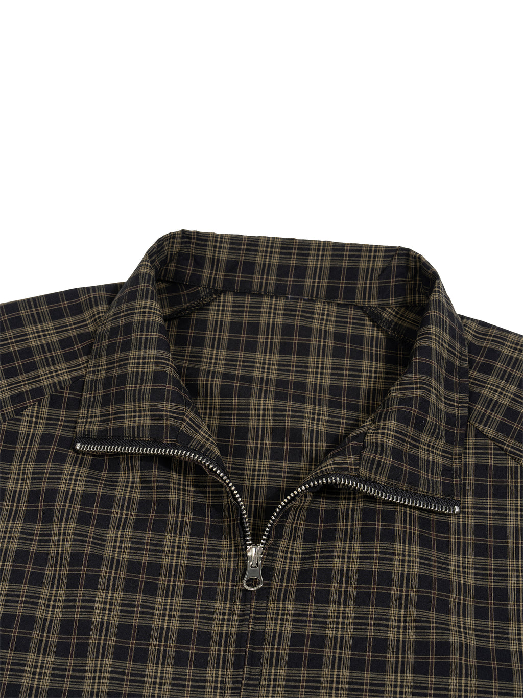 Unisex Plaid Full-Zip Track Jacket