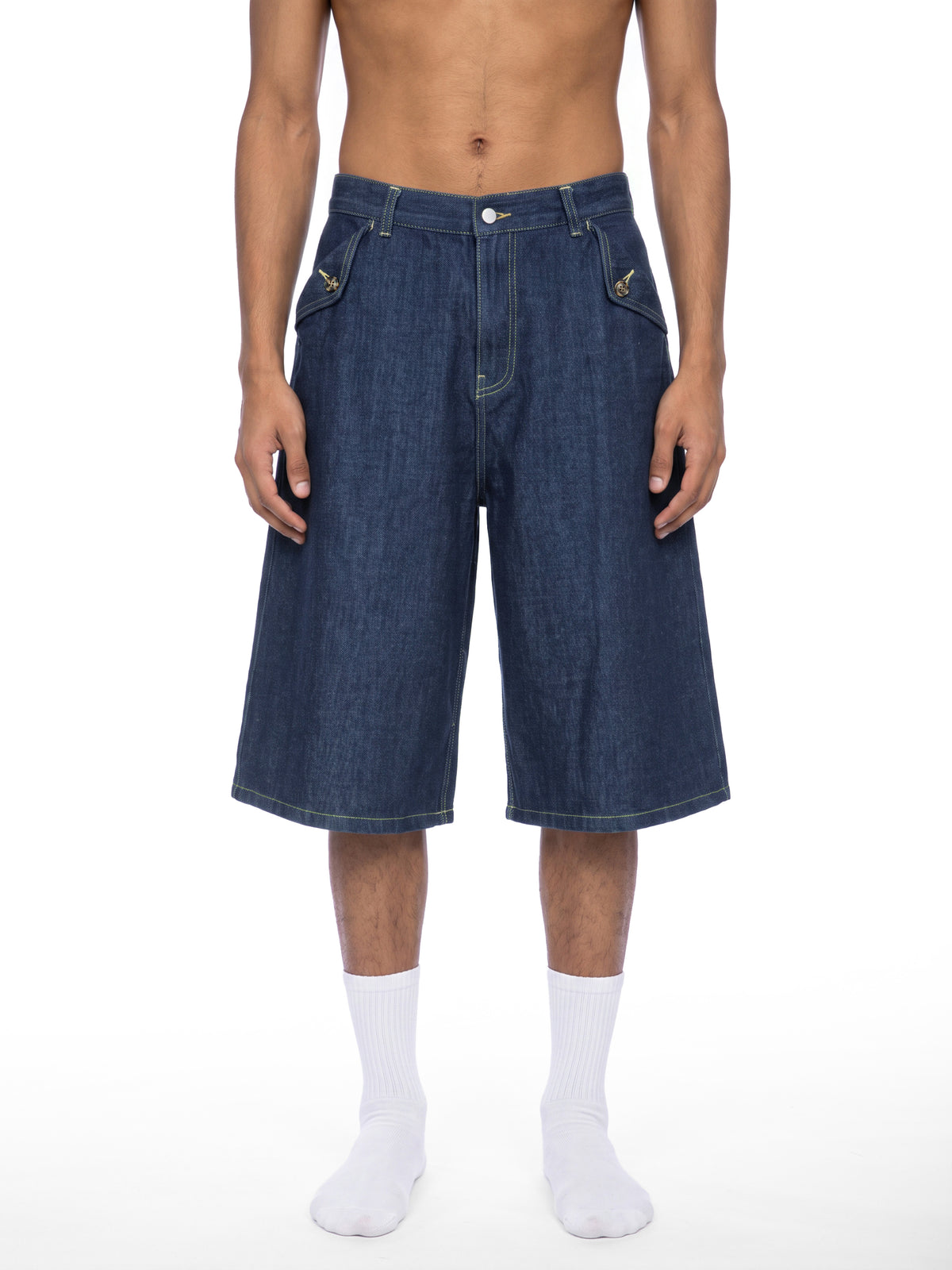 Men's Vintage Wash Denim Shorts