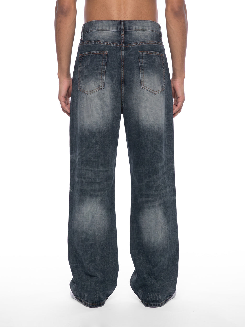 Men's Vintage Wash Denim Jeans