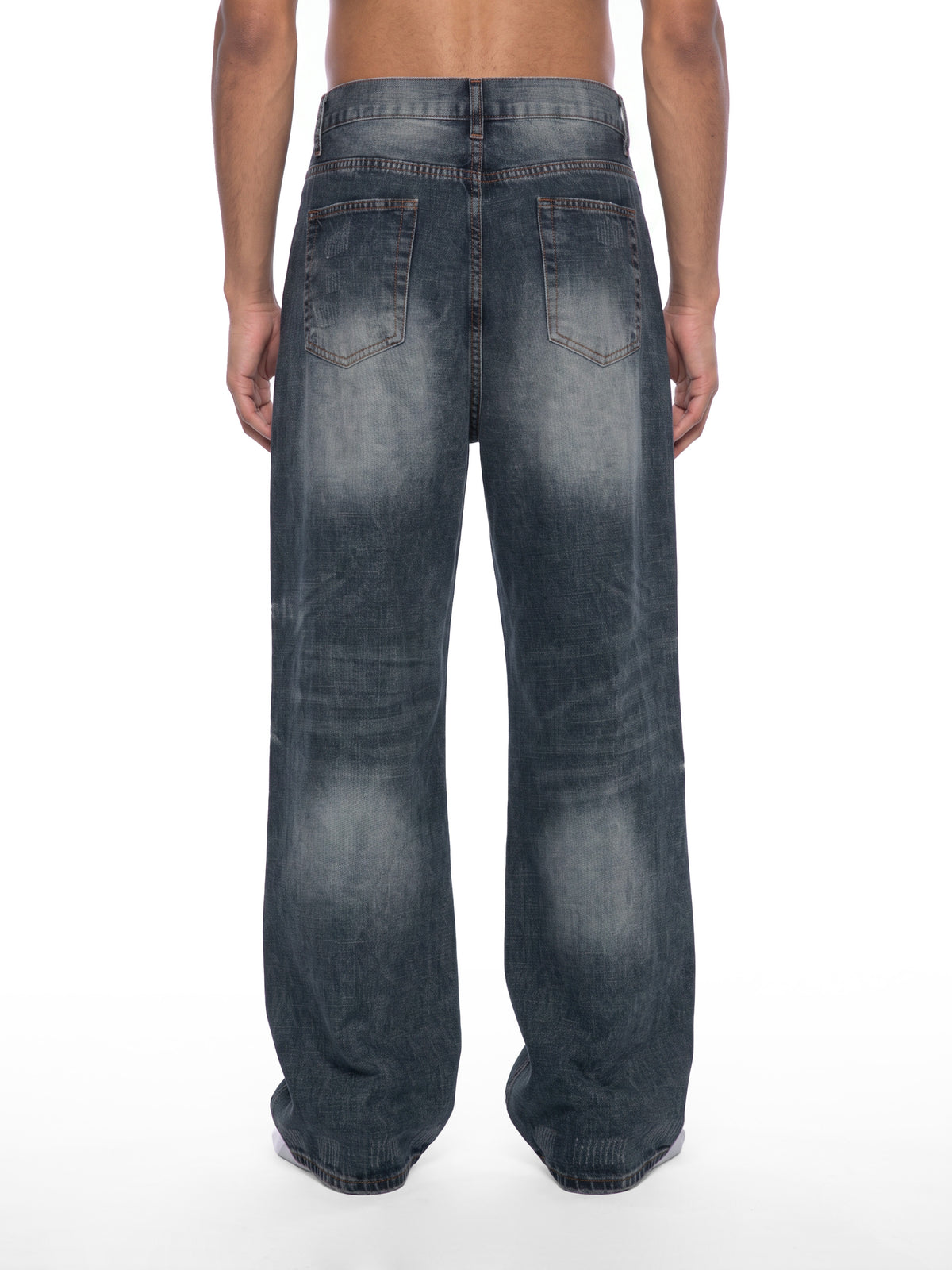 Men's Vintage Wash Denim Jeans